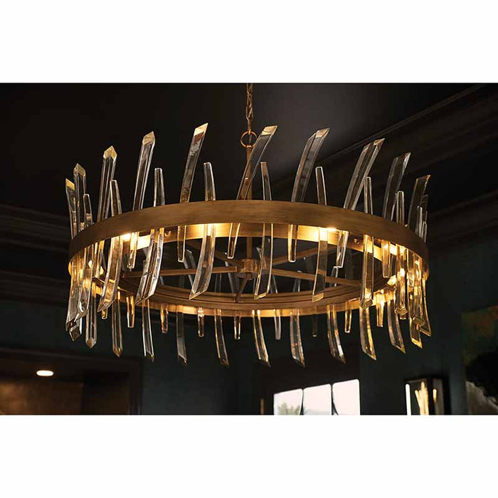 Fredrick Ramond FR30905 Revel 10-lt 36" LED Chandelier