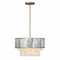 Fredrick Ramond FR32703 Reverie 4-lt 20" LED Pendant/Semi-Flush