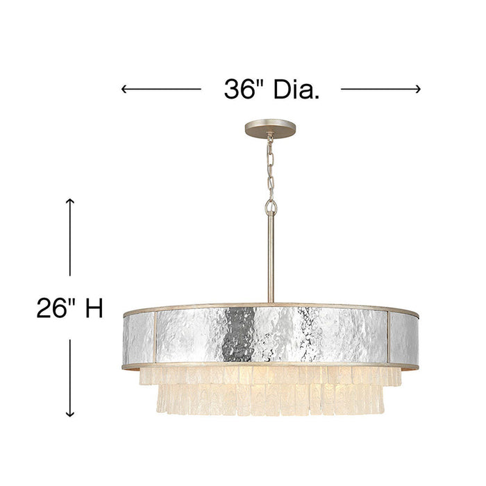 Fredrick Ramond FR32708 Reverie 8-lt 36" LED Chandelier