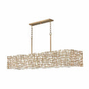 Fredrick Ramond FR33109 Farrah 10-lt 60" LED Linear Chandelier