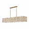 Fredrick Ramond FR33109 Farrah 10-lt 60" LED Linear Chandelier