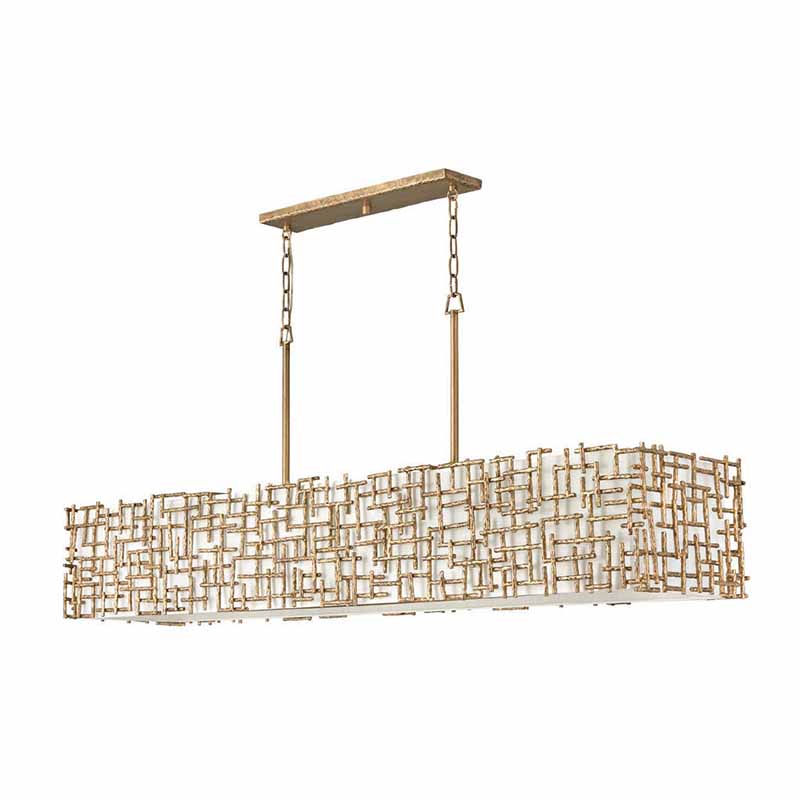 Fredrick Ramond FR33109 Farrah 10-lt 60" LED Linear Chandelier