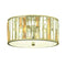 Fredrick Ramond FR33731 Gemma 3-lt 17" LED Flush/Semi-Flush