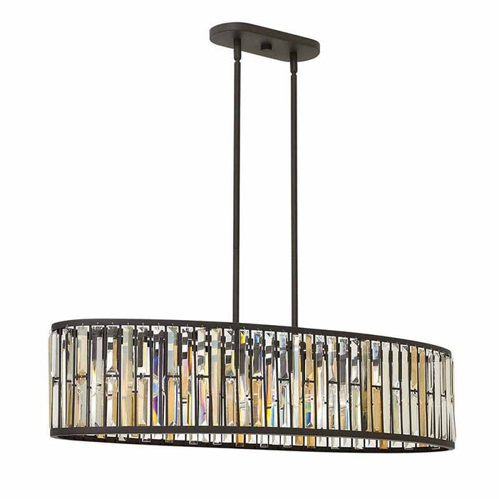 Fredrick Ramond FR33738 Gemma 6-lt 45" LED Linear Chandelier