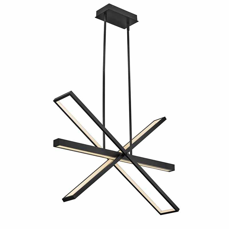 Fredrick Ramond FR34806 Tangent 3-lt 36" LED Linear Chandelier