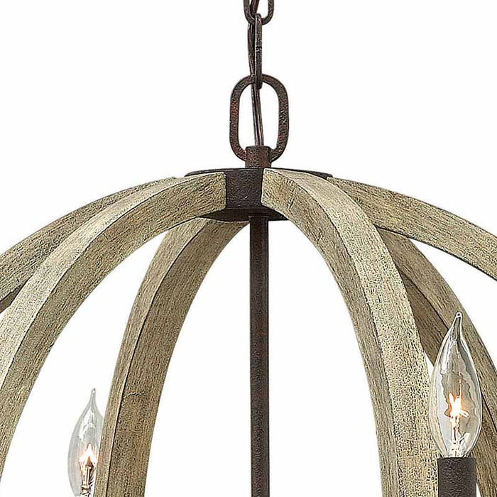 Fredrick Ramond FR40566 Middlefield 6-lt 31" LED Chandelier