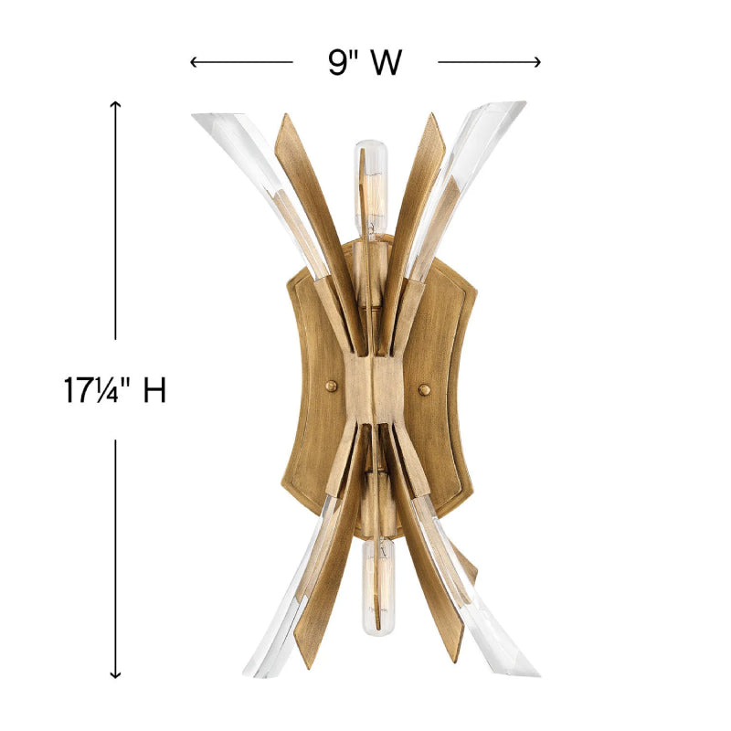 Fredrick Ramond FR40902 Vida 2-lt 17" Tall LED Wall Sconce