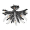 Fredrick Ramond FR40903 Vida 9-lt 24" LED Semi-Flush Mount