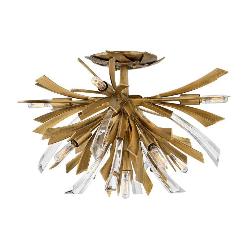 Fredrick Ramond FR40903 Vida 9-lt 24" LED Semi-Flush Mount
