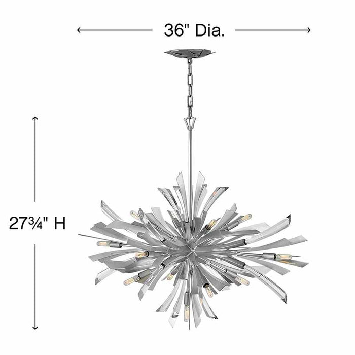 Fredrick Ramond FR40906 Vida 13-lt 36" LED Pendant