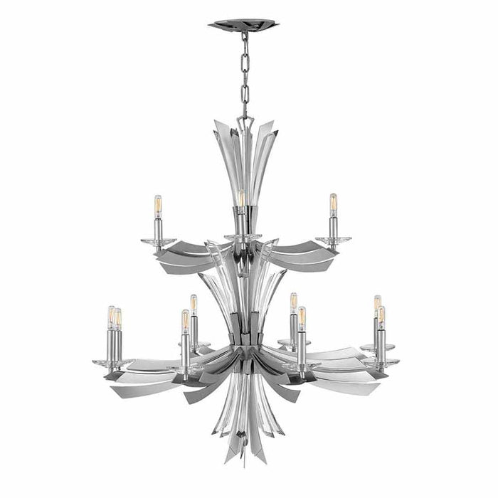 Fredrick Ramond FR40909 Vida 12-lt 34" LED Chandelier