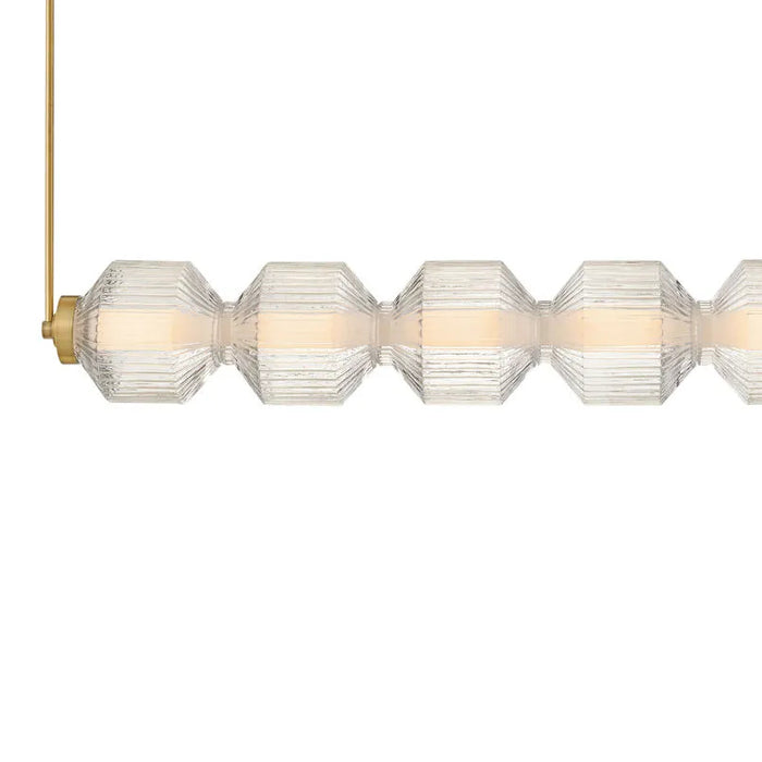 Fredrick Ramond FR41465 Reign 5-lt 47" LED Linear Chandelier