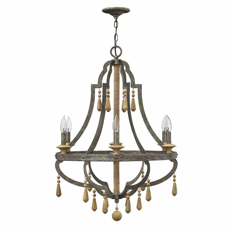 Fredrick Ramond FR42286 Cordoba 6-lt 26" LED Chandelier