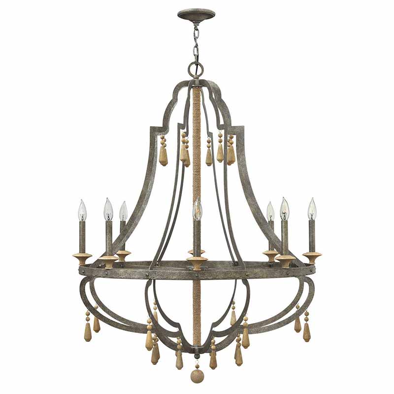 Fredrick Ramond FR42288 Cordoba 8-lt 36" LED Chandelier
