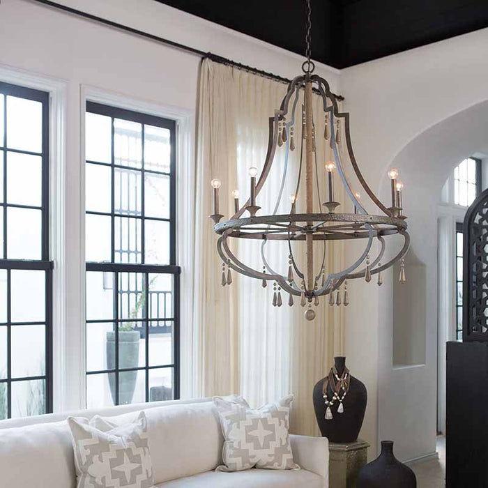 Fredrick Ramond FR42288 Cordoba 8-lt 36" LED Chandelier