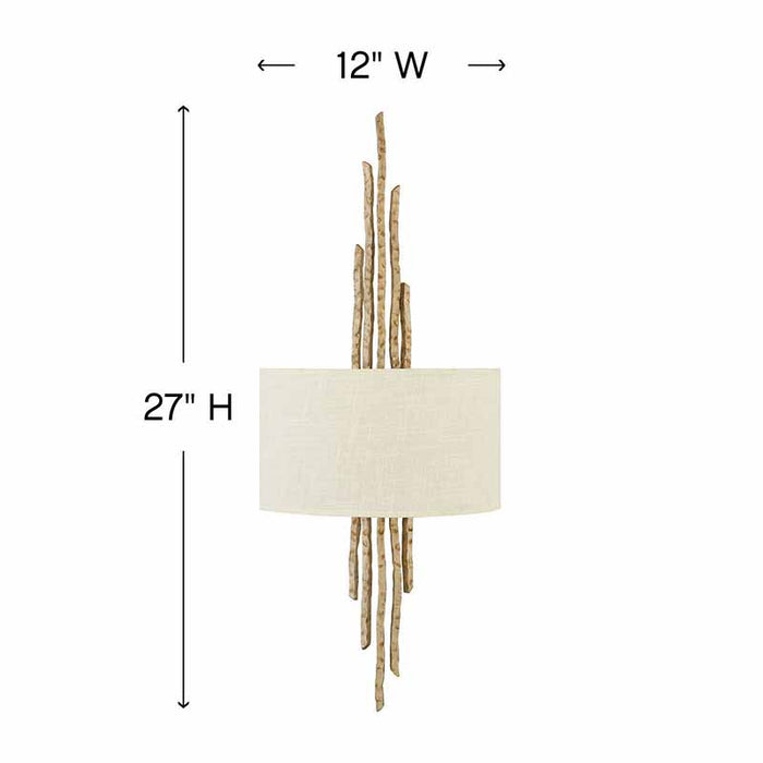 Fredrick Ramond FR43412 Spyre 2-lt 27" Tall LED Wall Sconce