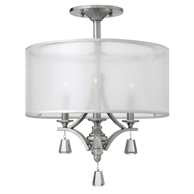 Fredrick Ramond FR45601 Mime 3-lt 18" LED Semi-Flush Mount