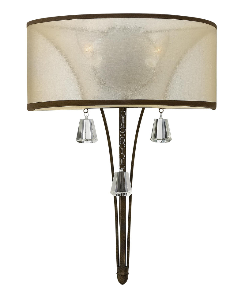 Fredrick Ramond FR45602 Mime 2-lt 21" Tall Wall Sconce