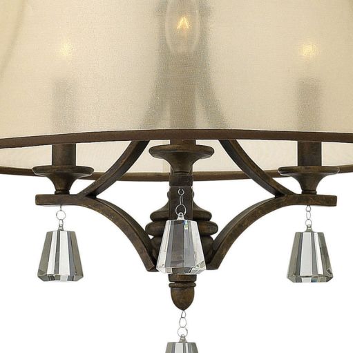 Fredrick Ramond FR45606 Mime 3-lt 19" Chandelier - LBC Lighting