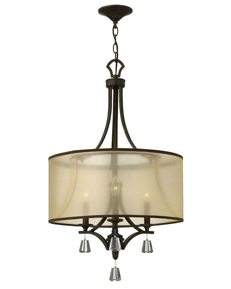 Fredrick Ramond FR45606 Mime 3-lt 19" Chandelier - LBC Lighting