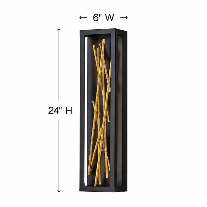 Fredrick Ramond FR46402 Styx 1-lt 24" Tall LED Wall Sconce