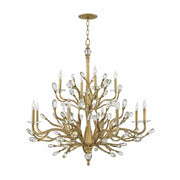 Fredrick Ramond FR46810 Eve 12-lt 49" LED Chandelier - Champagne Gold