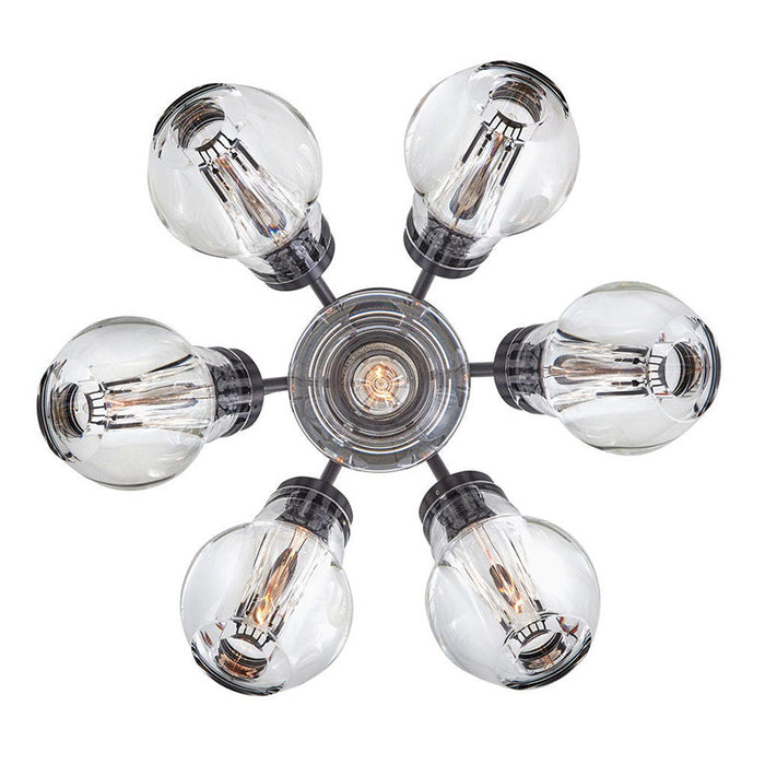 Fredrick Ramond FR46951 Elise 7-lt 16" LED Semi-Flush Mount