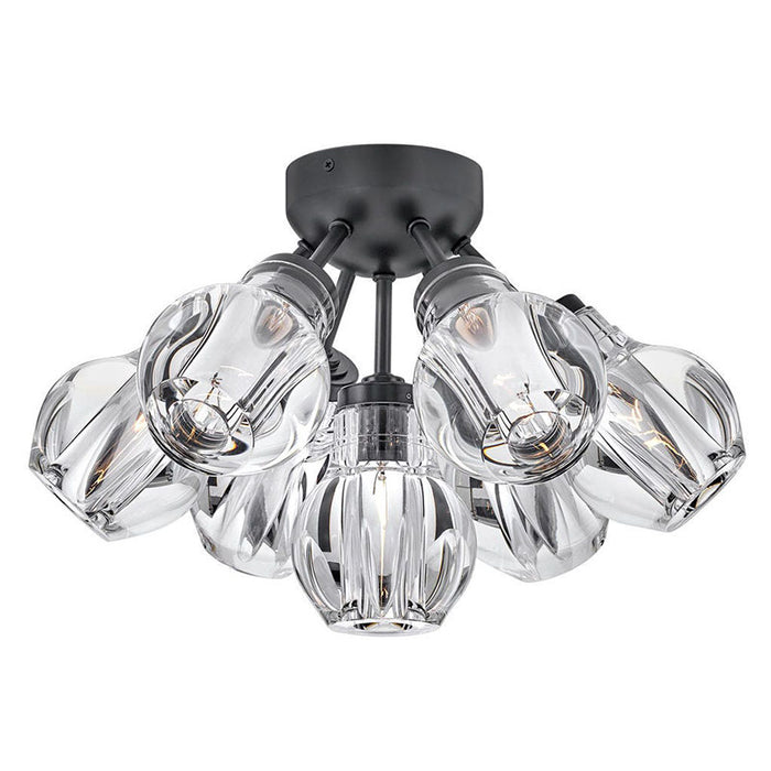 Fredrick Ramond FR46951 Elise 7-lt 16" LED Semi-Flush Mount