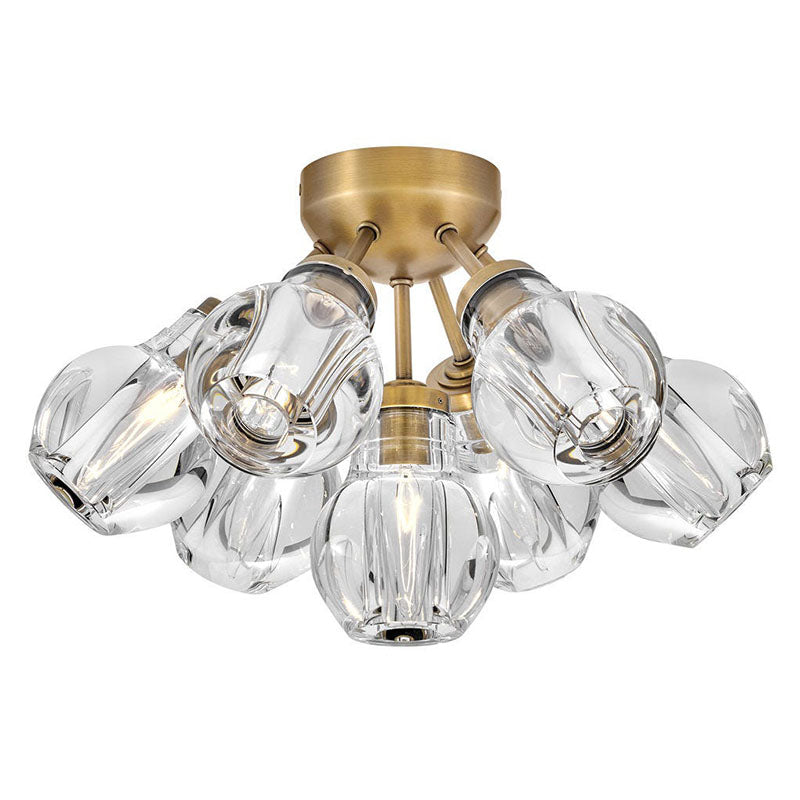 Fredrick Ramond FR46951 Elise 7-lt 16" LED Semi-Flush Mount