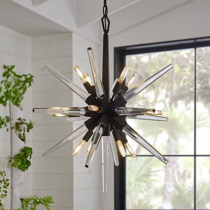 Fredrick Ramond FR47404 Ariel 12-lt 26" LED Chandelier