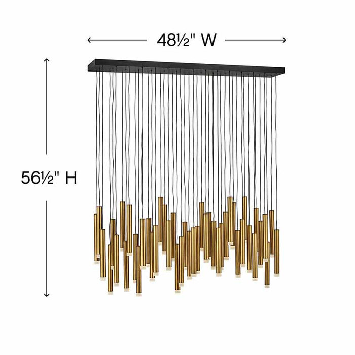 Fredrick Ramond FR49909 Harmony 45-lt 48" LED Linear Pendant