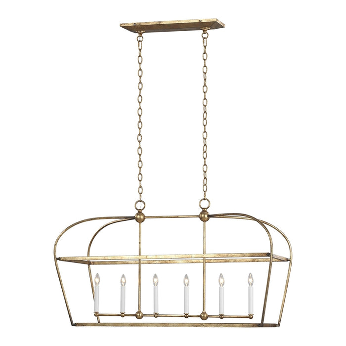 Visual Comfort CC1216 Stonington 6-lt 49" Linear Lantern
