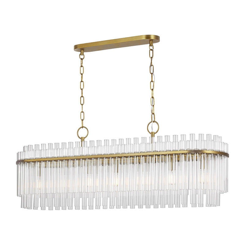 Visual Comfort CC1307 Beckett 7-lt 48" Linear Chandelier