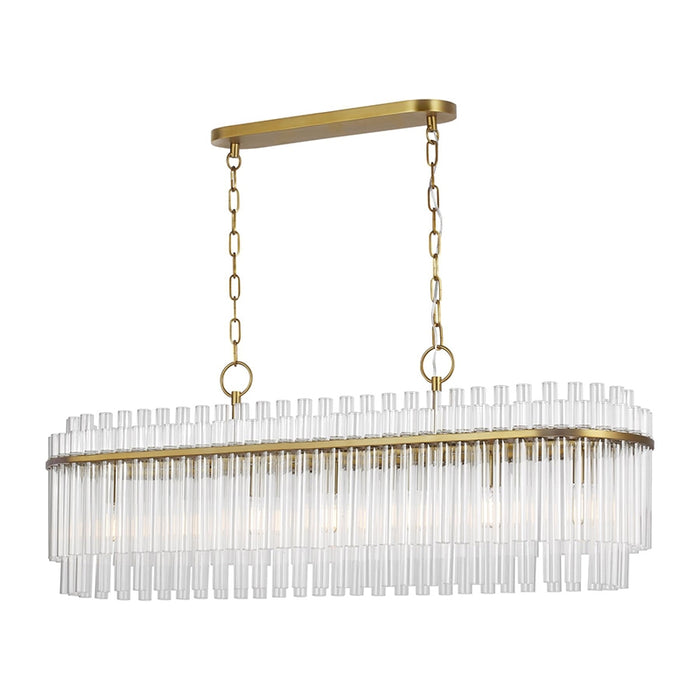 Visual Comfort CC1307 Beckett 7-lt 48" Linear Chandelier