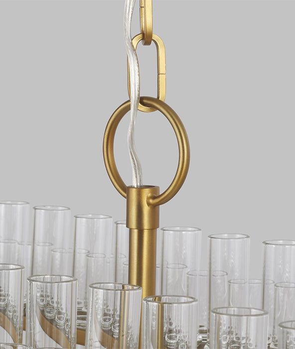 Visual Comfort CC1307 Beckett 7-lt 48" Linear Chandelier