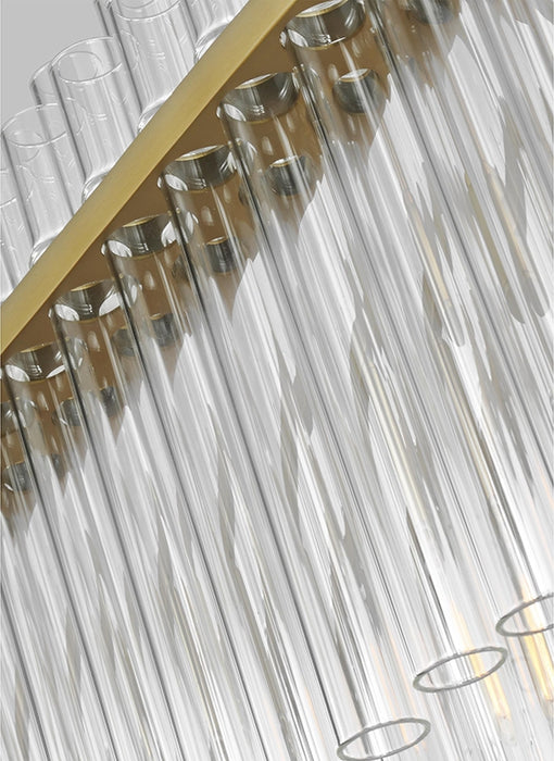 Visual Comfort CC1307 Beckett 7-lt 48" Linear Chandelier