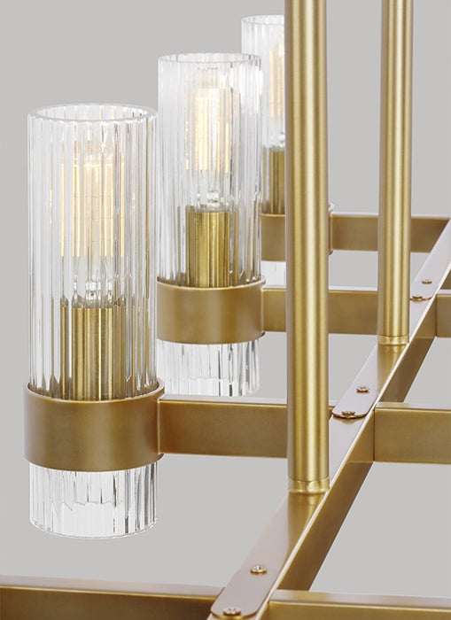 Visual Comfort CC13810 Geneva 10-lt 50" Linear Chandelier