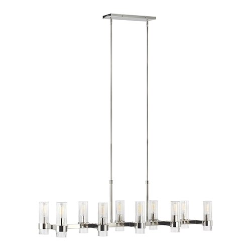 Visual Comfort CC13810 Geneva 10-lt 50" Linear Chandelier