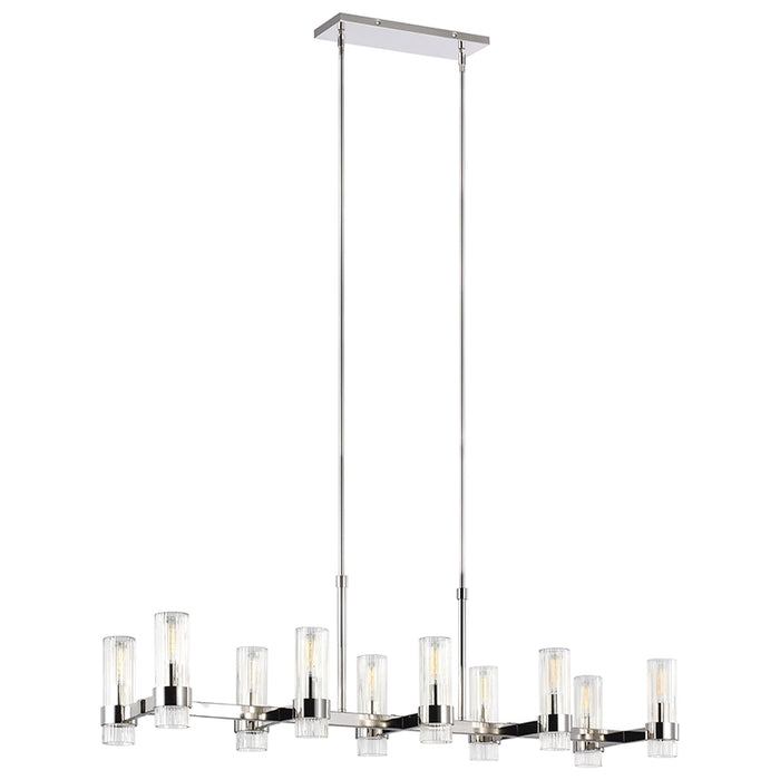 Visual Comfort CC13810 Geneva 10-lt 50" Linear Chandelier