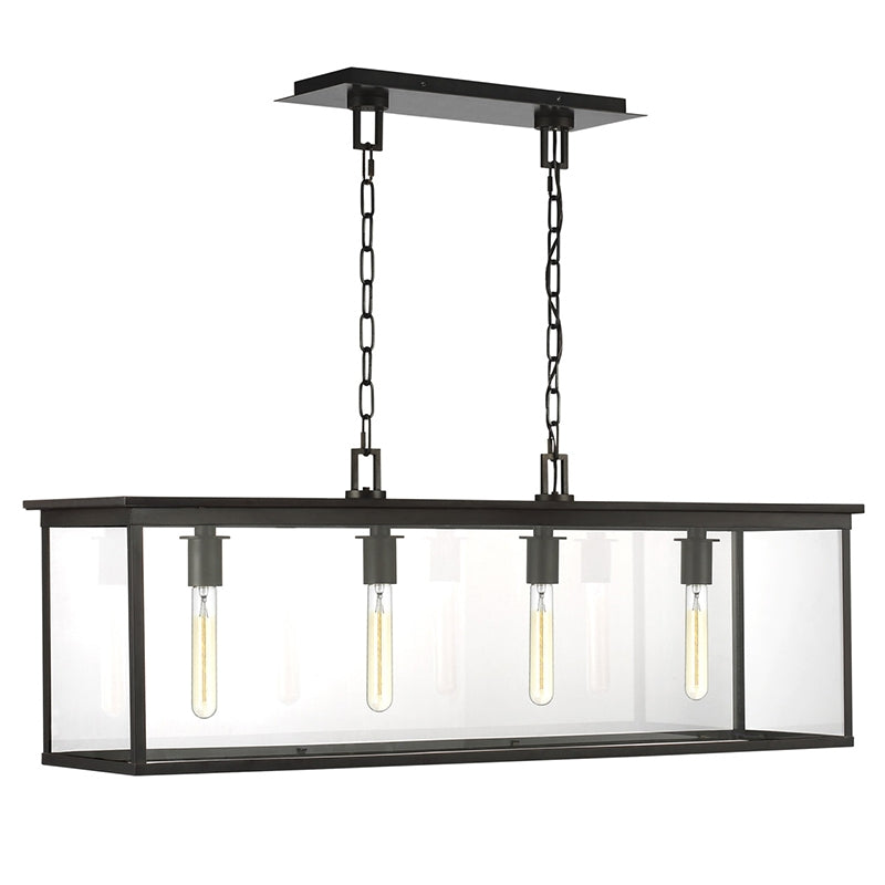 Visual Comfort CO1214 Freepor 4-lt 42" Outdoor Linear Chandelier