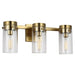 Visual Comfort CW1003 Garrett 3-lt 21" Vanity - Burnished Brass