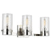 Visual Comfort CW1003 Garrett 3-lt 21" Vanity - Polished Nickel