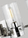 Visual Comfort CW1003 Garrett 3-lt 21" Vanity - Polished Nickel