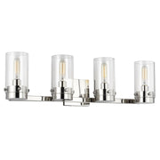 Visual Comfort CW1004 Garrett 4-lt 29" Vanity - Polished Nickel