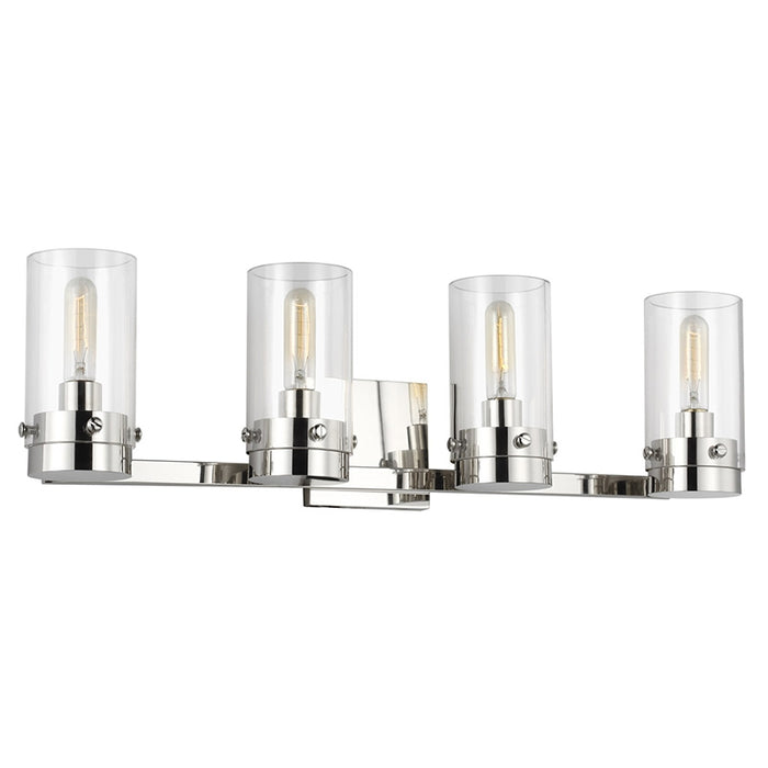 Visual Comfort CW1004 Garrett 4-lt 29" Vanity - Polished Nickel