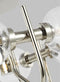 Generation EF1036 Verne 6-lt 20" Semi Flush