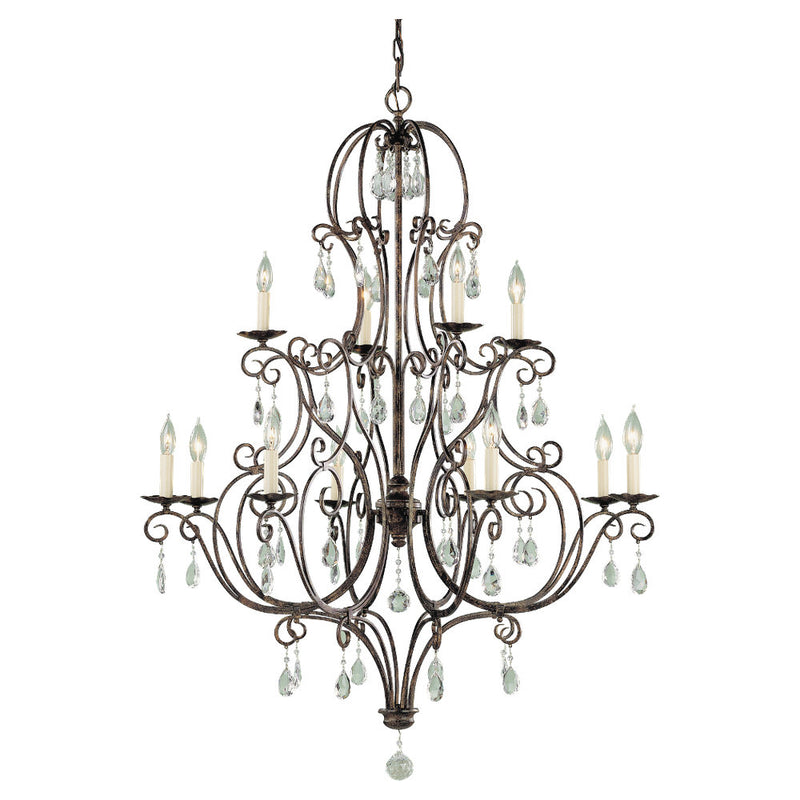 Feiss F1938 Chateau 12-lt Multi-Tier Chandelier