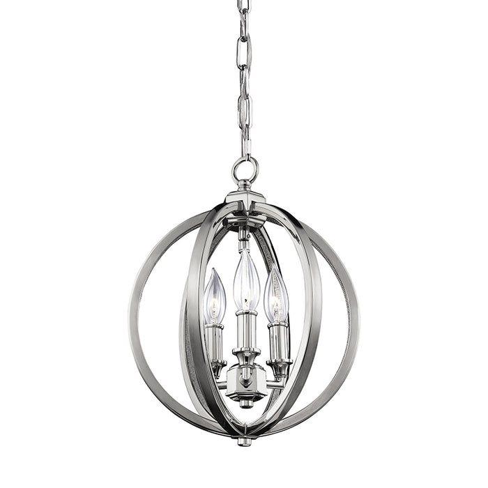 Visual Comfort F3059 Corinne 3-lt Globe Small Pendant