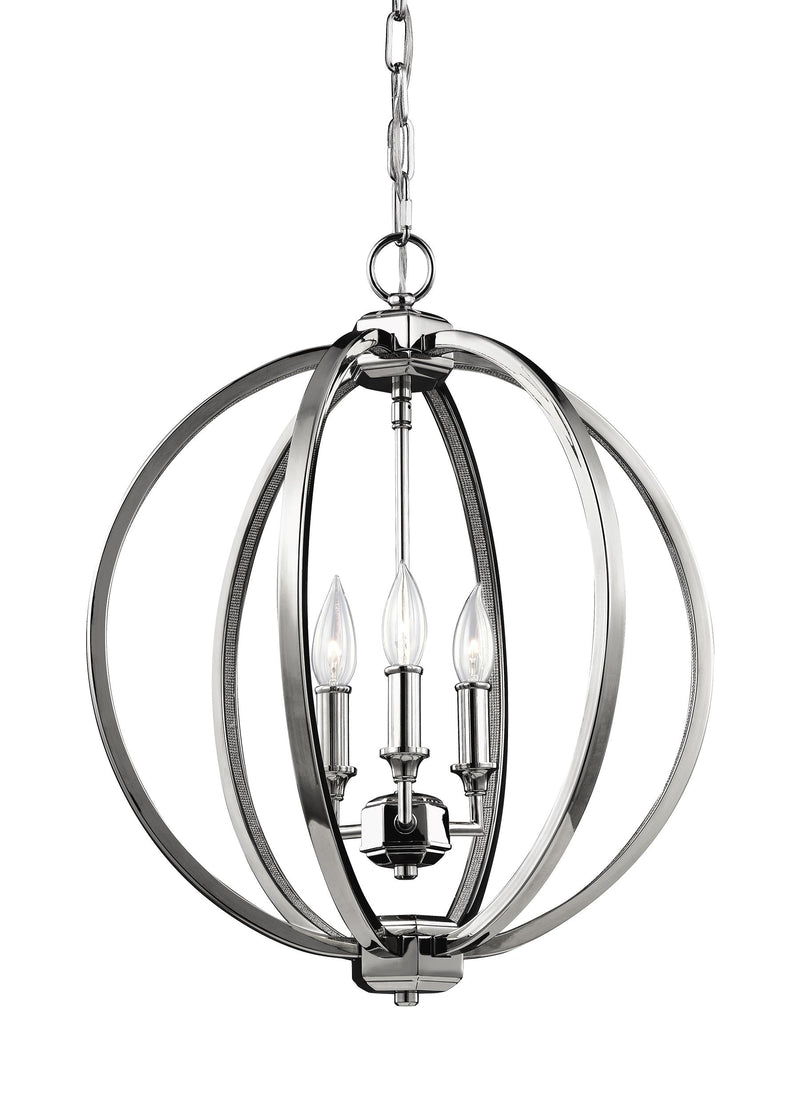 Visual Comfort F3060 Corinne 3-lt Globe Medium Pendant