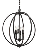 Feiss F3061 Corinne 6-lt Globe Large Pendant